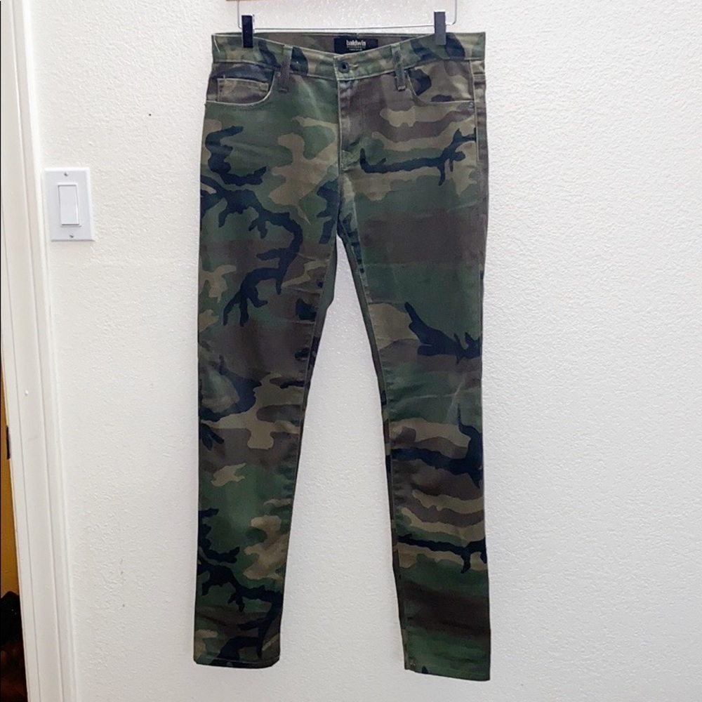 Baldwin Kansas City The Andi Boyfriend Camo Skinny Jeans